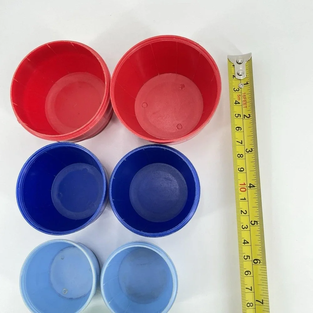 Vtg Kittie in the Kegs Nesting Barrels Child Guidance Toy #80‎ USA Complete